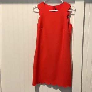 JCrew Scalloped Coral Shift